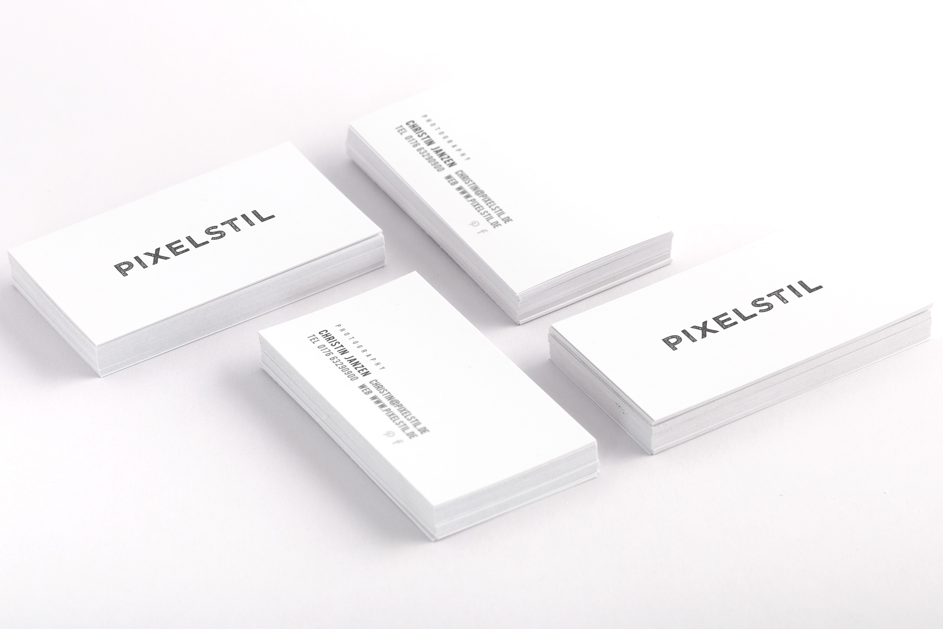 Visitenkartendesign PIXELSTIL